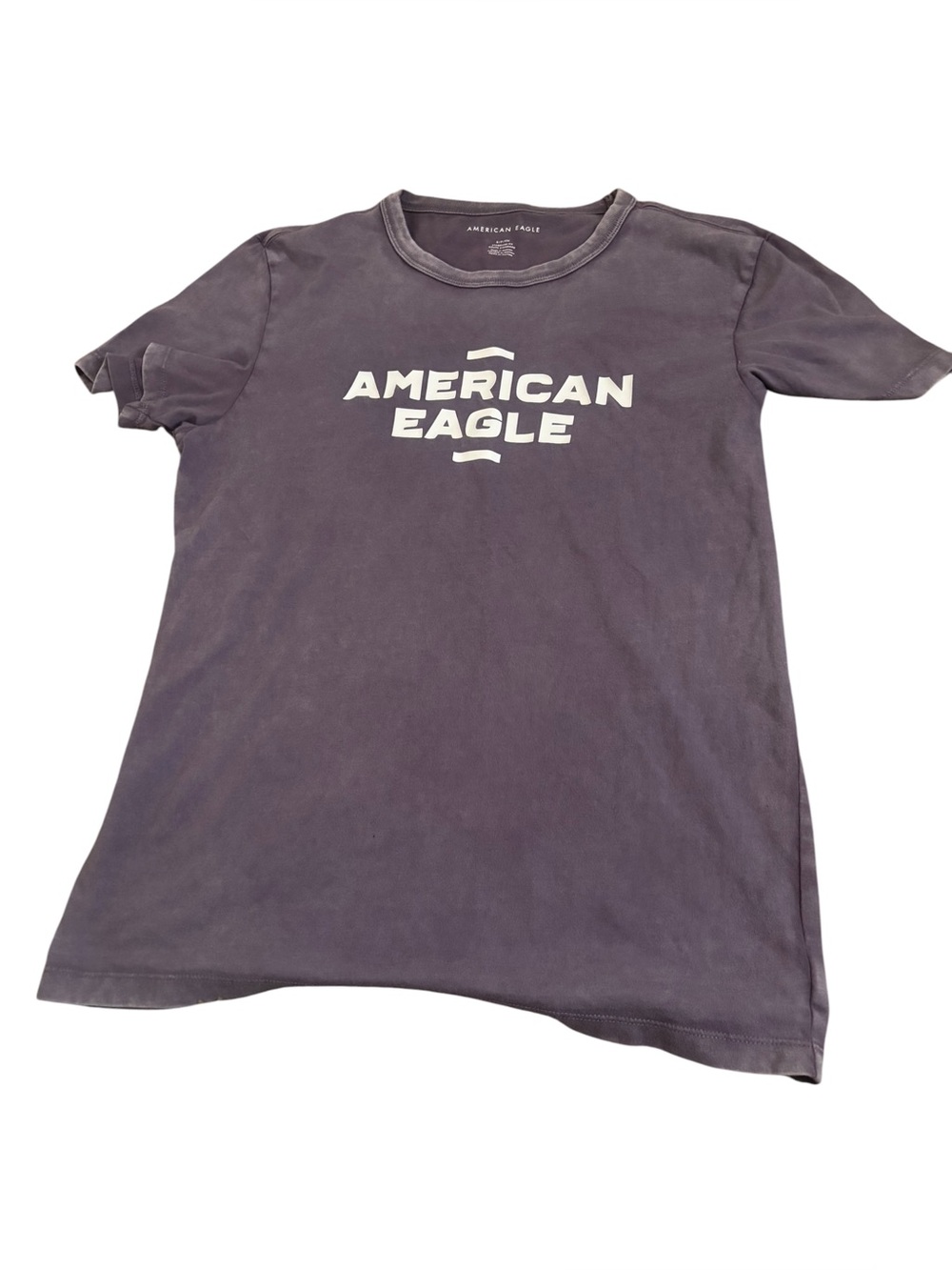 American Eagle Outfitters Purple Logo Graphic Tee